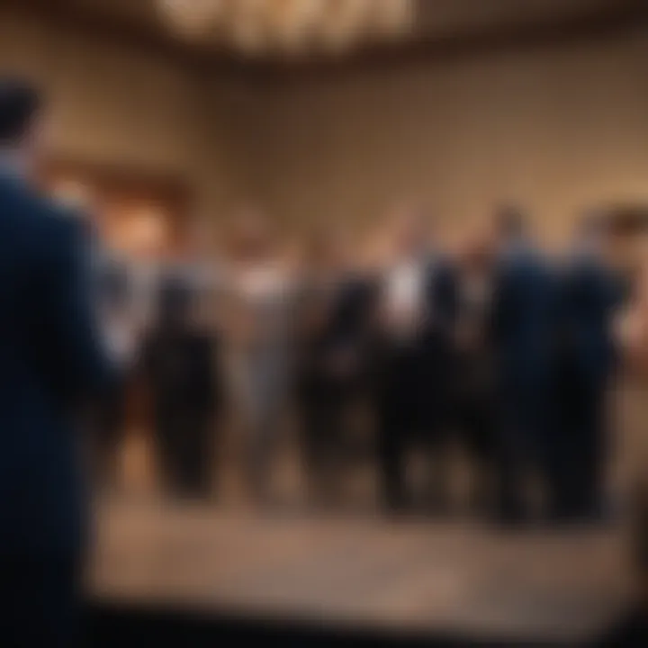 A professional networking event showcasing connections in the real estate industry