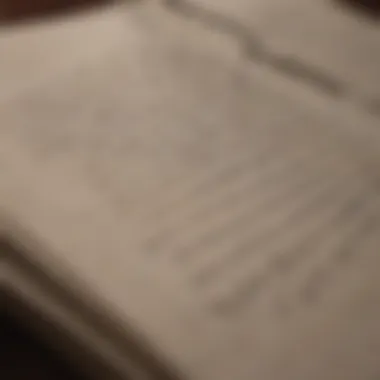 Reflection Through Writing Close-up of a journal to encourage reflection