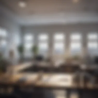 Creating a Uplifting Work Environment Bright office space fostering positivity