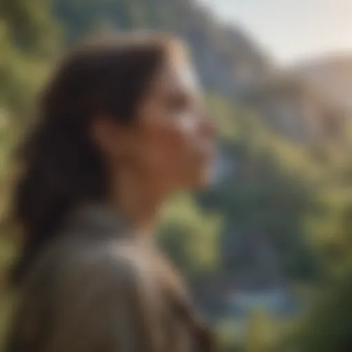 A serene landscape symbolizing mental clarity
