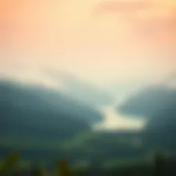 A serene landscape symbolizing clarity of mind