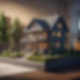 Blueprint of a house illustrating investment concepts