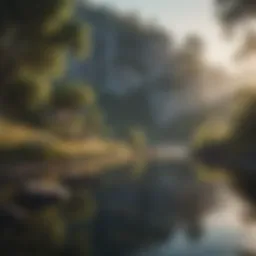 A serene landscape symbolizing deep connections