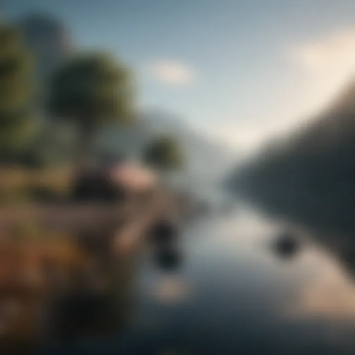 A serene landscape symbolizing deep connection