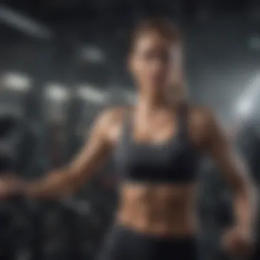 Maximizing Cardio Benefits Woman performing intense cardio workout