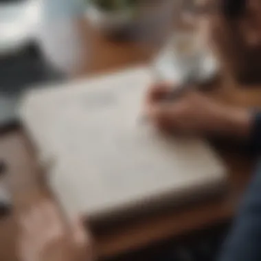 The Power of Goal-Setting for Personal Development A person writing goals in a journal symbolizing clarity and focus