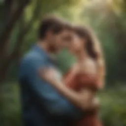 Couple Embracing in Nature