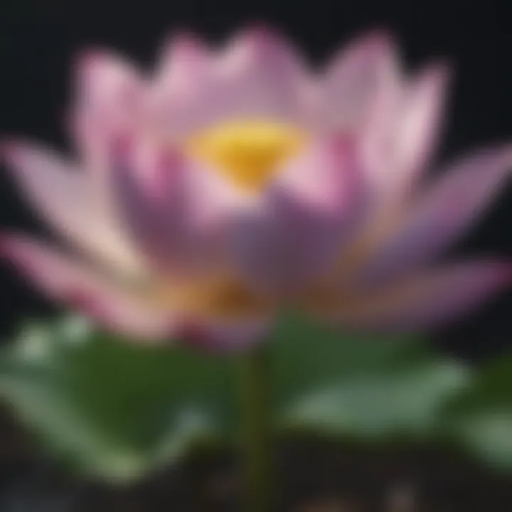 Lotus Blossom Representing Inner Transformation