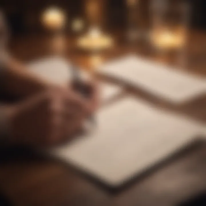 Couple Writing Love Letters