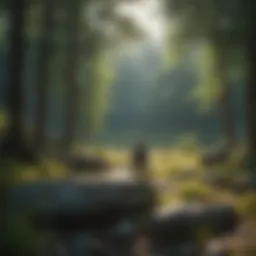 A serene landscape to symbolize mental clarity and peace.