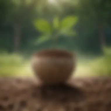 Nurturing Continuous Growth Visual metaphor of a seed growing into a flourishing tree symbolizing continuous learning