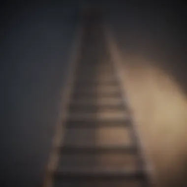 Ascending Success Ladder Illustration depicting a ladder symbolizing climbing the ladder of success