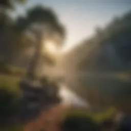 A serene landscape symbolizing tranquility and emotional balance