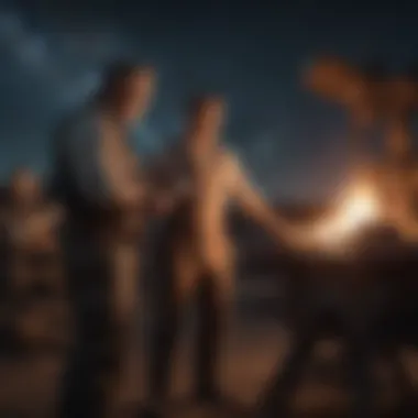 Forge Lasting Connections Under the Stars with Your Mentor Mentorship handshake under starry sky