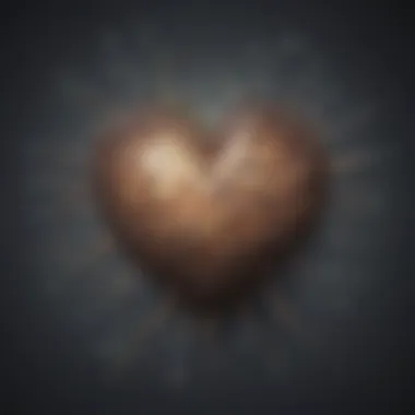 Emotional Web of Love Mind map with interconnected emotions and thoughts