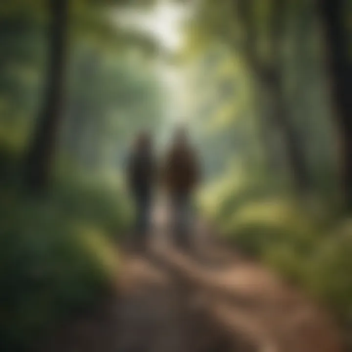 Couple Enjoying Nature Walk