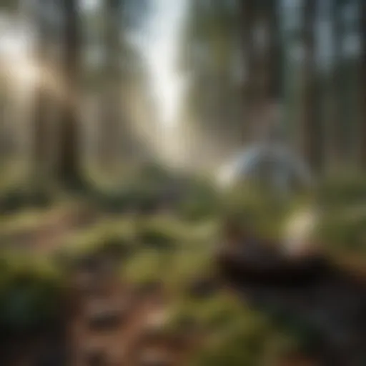 A serene landscape representing calmness