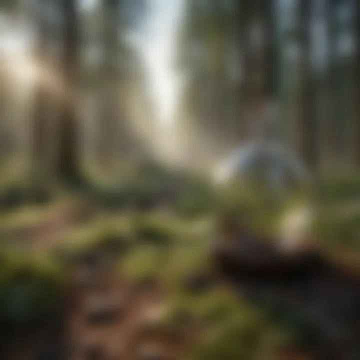 A serene landscape representing calmness