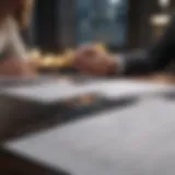 A strategic discussion table with documents