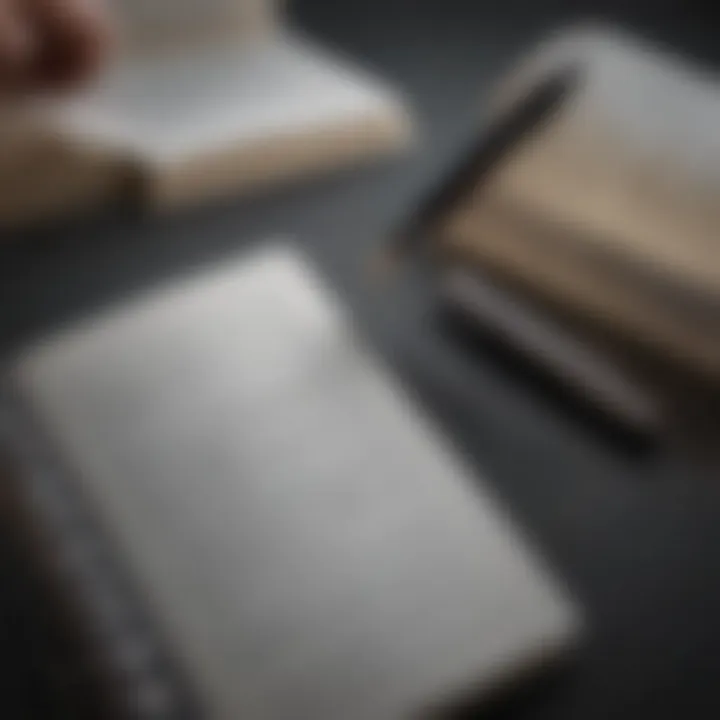 A close-up of a journal and pen, signifying the importance of reflection and personal growth.