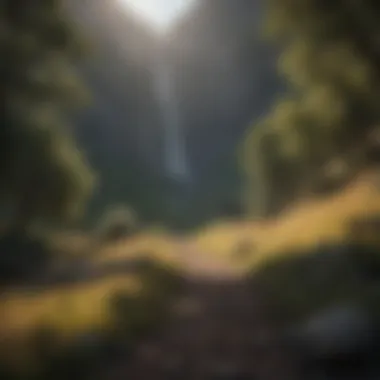 The Essence of Solitude A serene landscape symbolizing solitude