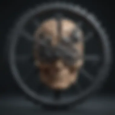 The Psychology Behind Phobias A brain with gears representing psychological processes