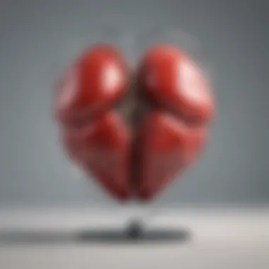 An illustration of a heart intertwined with a brain