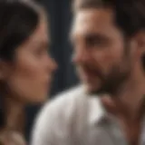 A couple engaged in deep conversation, symbolizing emotional connection.
