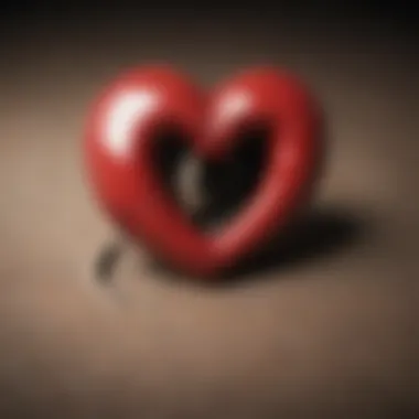Unraveling Intimacy Issues A heart symbol intertwined with a question mark