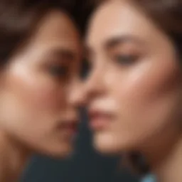 Abstract representation of unreciprocated feelings