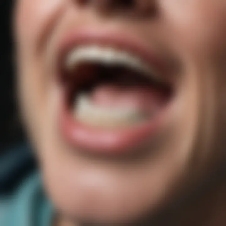 A strategic marketing plan for a dental practice displayed on a digital screen