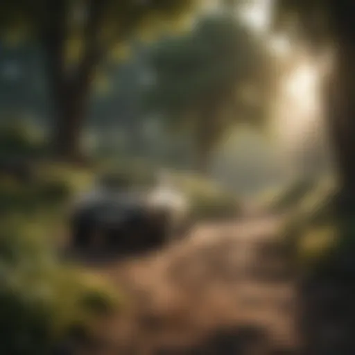 A serene landscape symbolizing peace and letting go