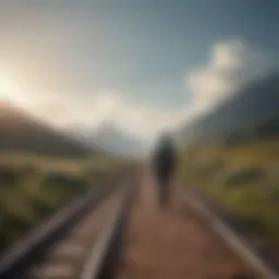 A serene landscape symbolizing personal growth and new beginnings