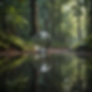 Personal Growth and Reflection A tranquil setting for reflection, symbolizing personal growth.