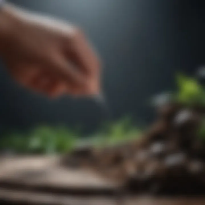 An abstract representation of personal and professional growth through coaching.