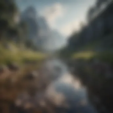 Finding Inner Peace Calm landscape symbolizing inner peace