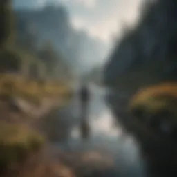 A serene landscape symbolizing inner peace and self-discovery.