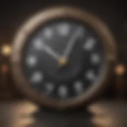 Clock symbolizing efficient time management