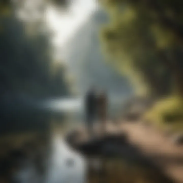 A serene landscape symbolizing peace and tranquility