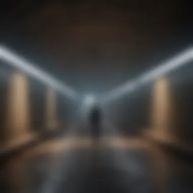 Light at the End of Tunnel Concept