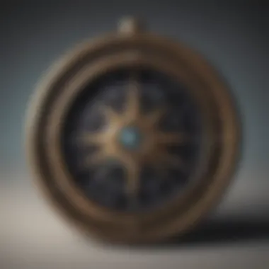 Ethics in NLP Practice A symbolic compass representing ethical considerations in NLP practice