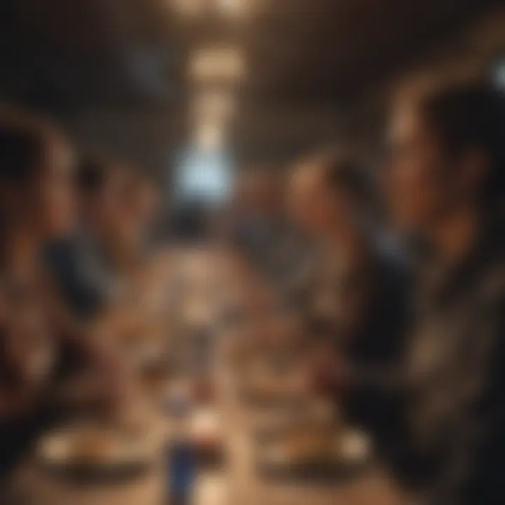 A supportive community gathering, illustrating the importance of connection.