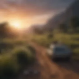 A serene landscape symbolizing inner peace and recovery.