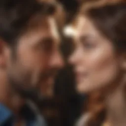 Couple sharing a heartfelt conversation