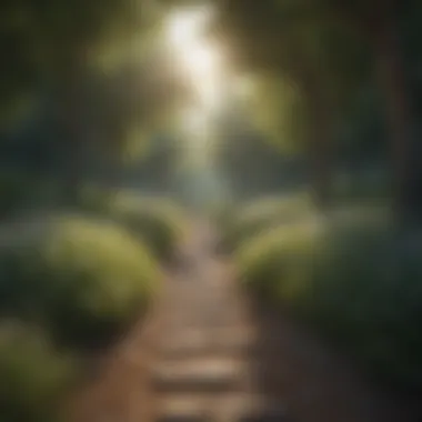 Path to Serenity Serene landscape representing mental well-being