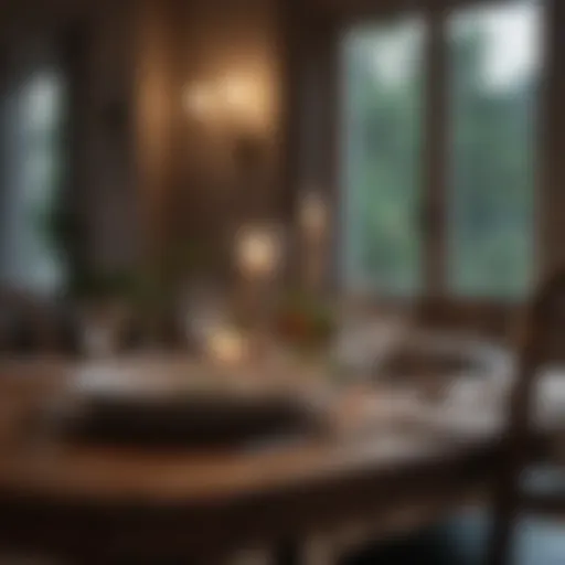 Couple's Intimate Dinner Setting