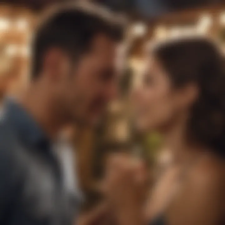 A couple engaging in a meaningful activity together