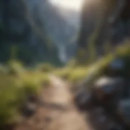 A serene landscape symbolizing personal growth