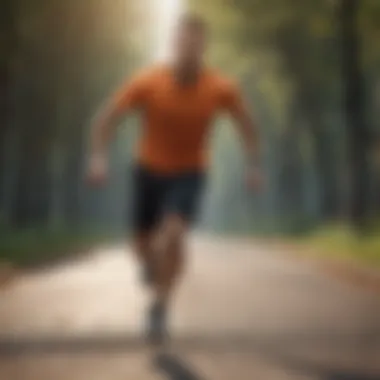 Physical Activity and Mental Energy A person engaging in physical exercise to boost energy.