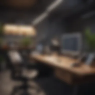 Creating an Ideal Work Environment A serene workspace with minimal distractions